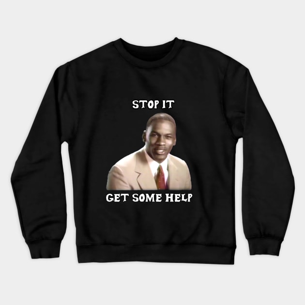 Get some help Crewneck Sweatshirt by FrosteeDoodles